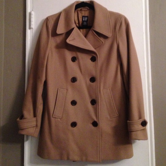 GAP Camel Colored Peacoat