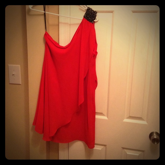 One shoulder cocktail dress. NWT. By MM couture!