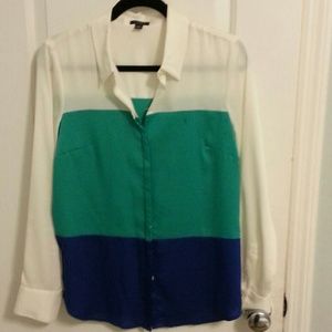 SALE! Color block blouse