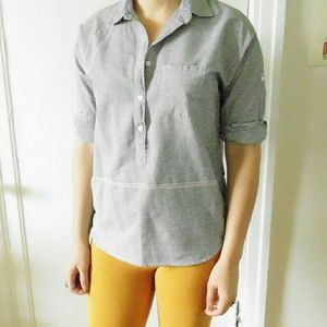 Pullover button-up