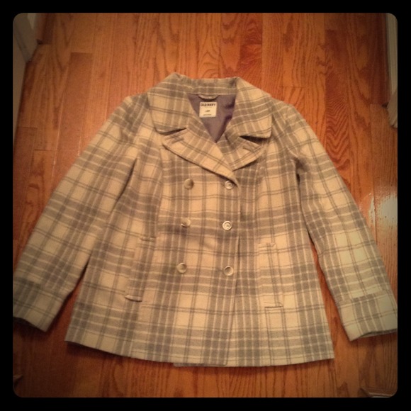Plaid peacoat from Old Navy!!!