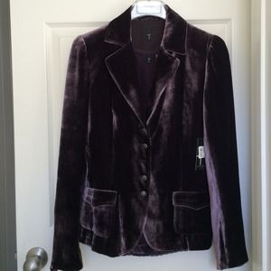 SALE!!! New TAHARI velour jacket