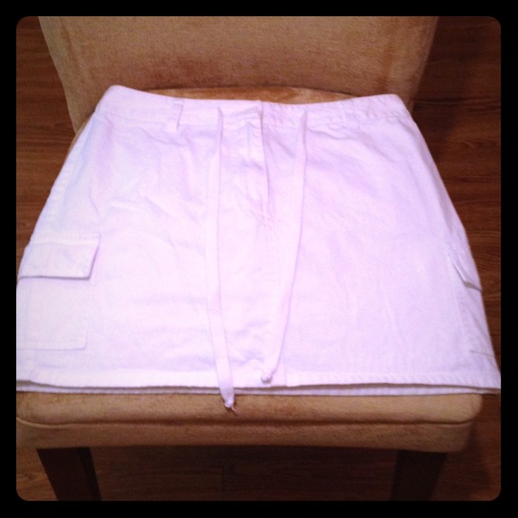 Express White Skirt