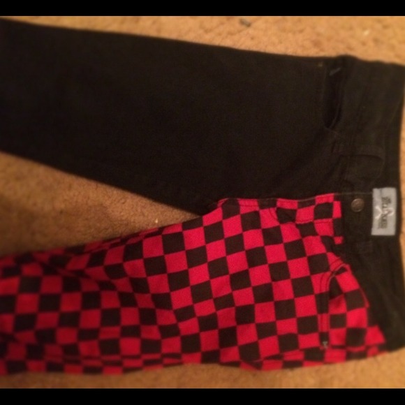 Double sided skinny jeans. Size 9.