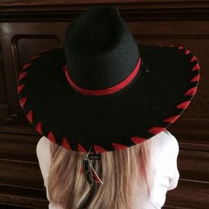 Wide Brim Cowboy Hat