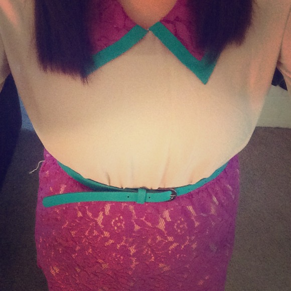 Peter Pan Lace Collar Dress