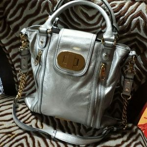 Badgley Mischka leather handbag