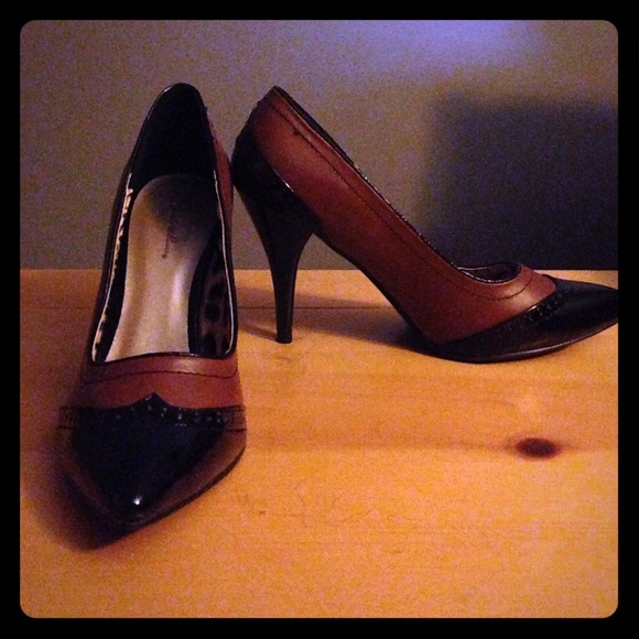Charlotte Russe  Pump with leopard inside pattern