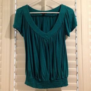 Teal Loose Top