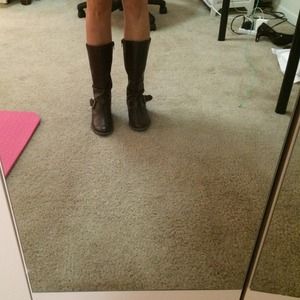 Brown Hush Puppies boots