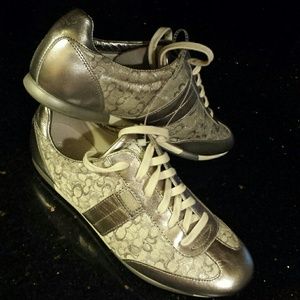 Worn once great condition Coach sneakers