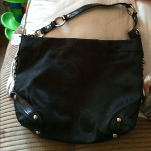Coach black purse