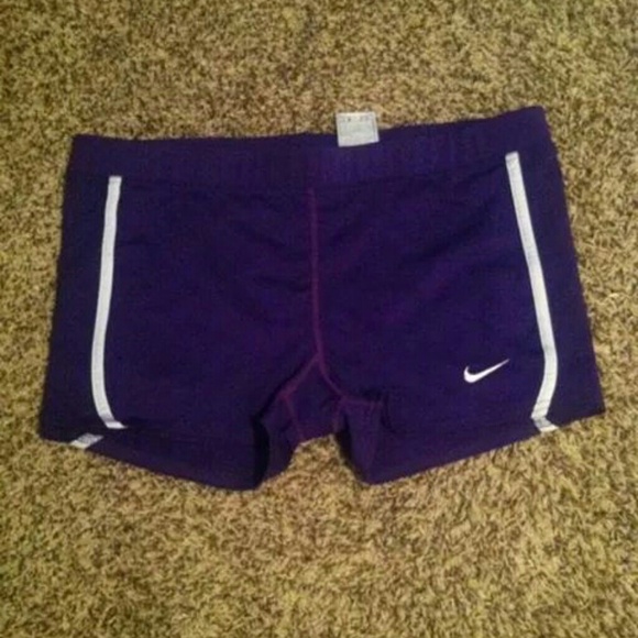 Purple nike dri fit shorts size large