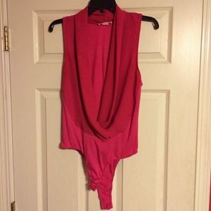 Pink Unitard shirt by Body Central