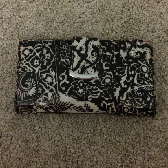 Cute black and white wallet