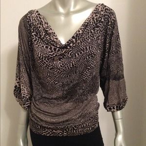 Anthropologie Drape Front Top