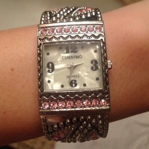 Cute paisley watch bracelet cuff