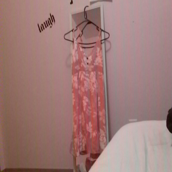 Coral flow dress - Picture 1 of 4