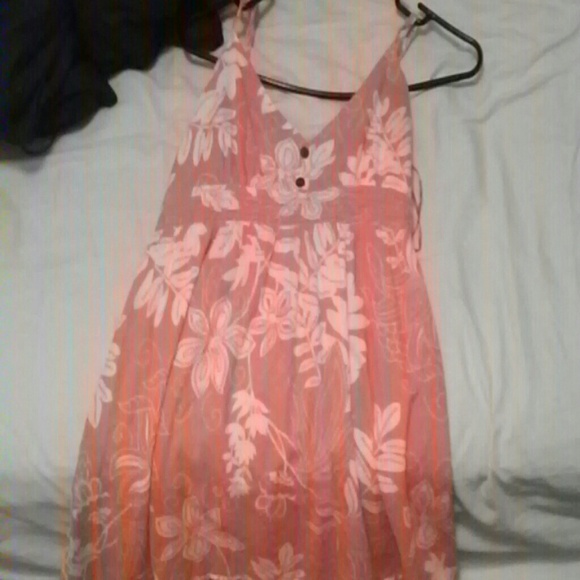 Coral flow dress - Picture 2 of 4