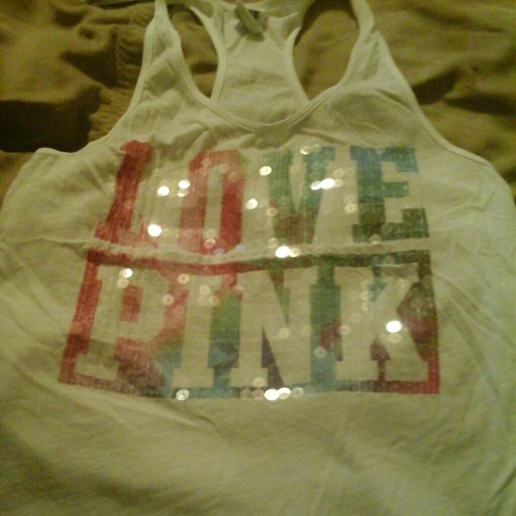 Rare Victoria Secret Pink bling tropical tank