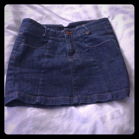J Brand denim mini skirt