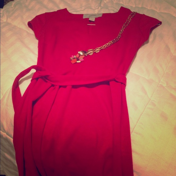 Pink sheath dress