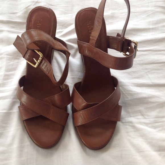 Ralph Lauren luggage wedges