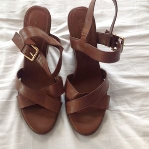 Ralph Lauren luggage wedges