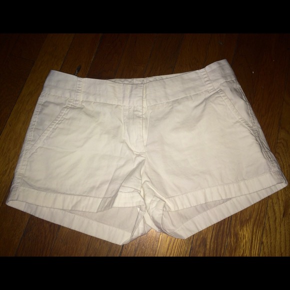 🔄TRADED🔄 J Crew White 3" Chino Shorts