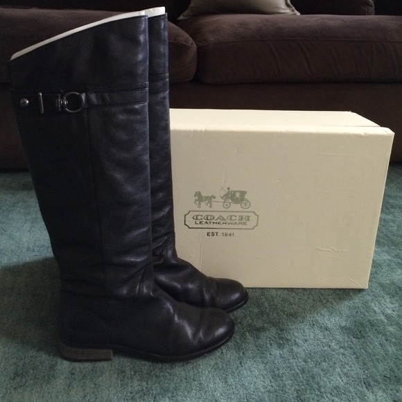 Coach riding boots