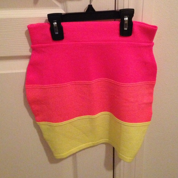 brightly colored skirt