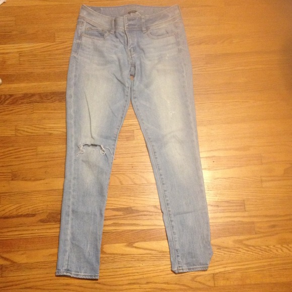 American eagle skinny cropped jeans