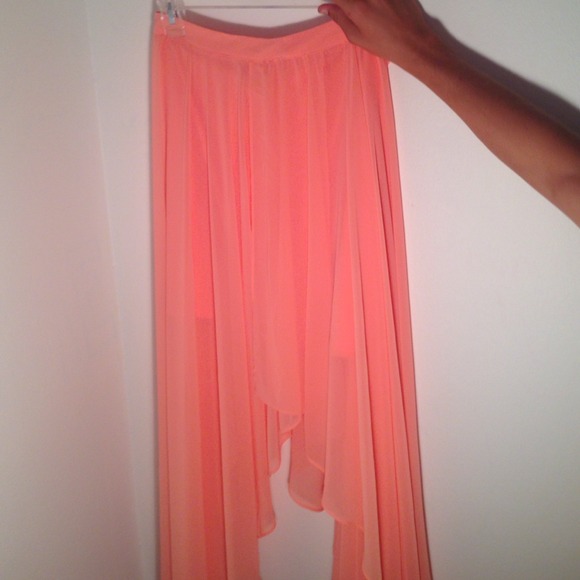 Orange skirt