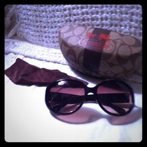 Round Coach sunglasses