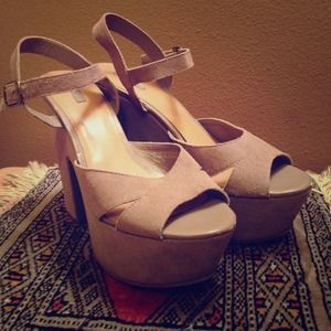 Taupe Suede Sandals Kimchi Blue