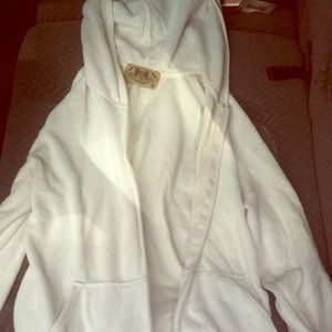 White juicy couture zip up PRICE REDUCED