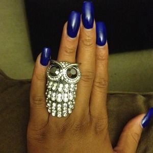 Owl statement ring