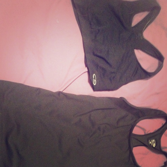 Champion sports bra and workout tank