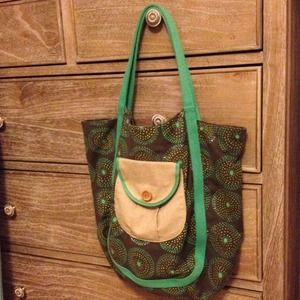 Chocolate satchel purse