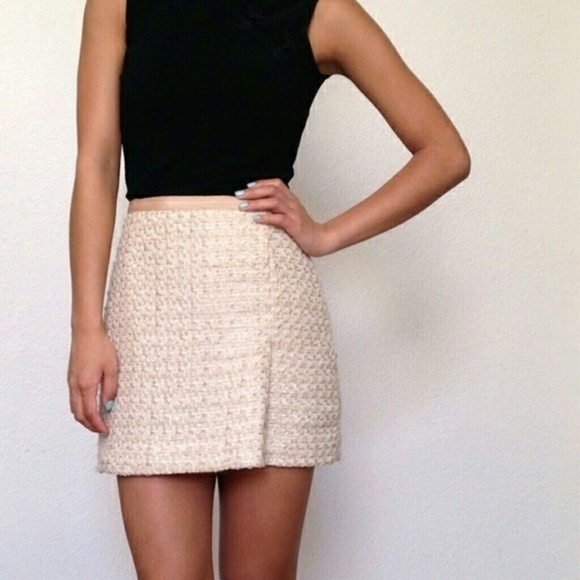 Light Beige Pink Miniskirt
