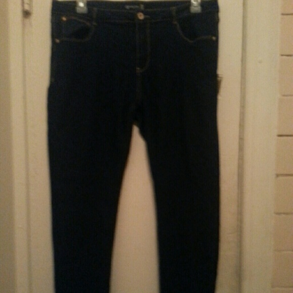 Dark Stretch Denim Jeans