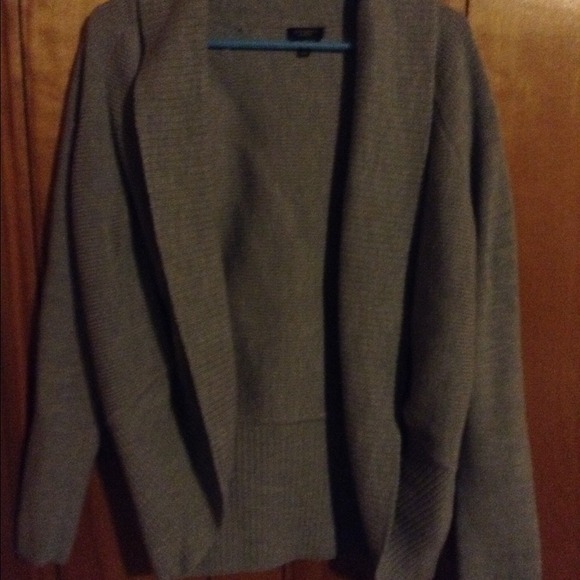 Talbots Gray Over-Sweater/Shawl NWOT