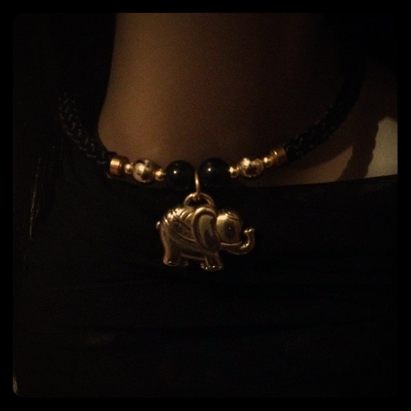 Elephant Rope Choker Necklace
