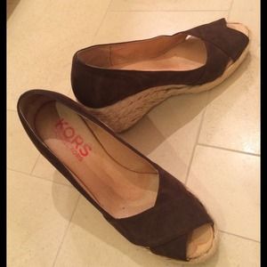 Michael KORS Peeptoe Espadrille size 8