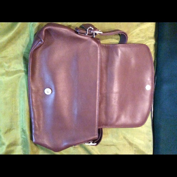 Coach Brown Leather Purse $70 Crossbody - Picture 2 of 5