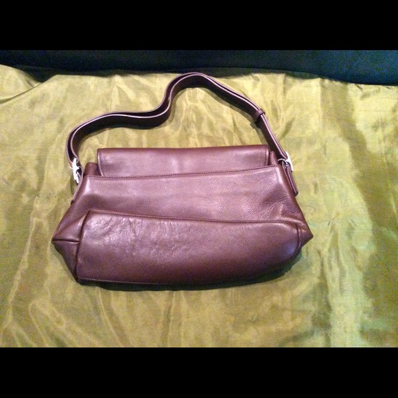 Coach Brown Leather Purse $70 Crossbody - Picture 4 of 5