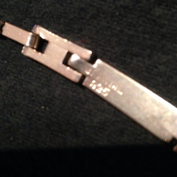 STERLING SILVER MEXICO 6mm RECTANGLE LINK 7" - Picture 3 of 3