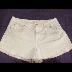 Light blue shorts