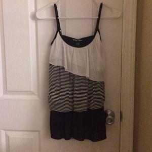 Black/White Tank Top