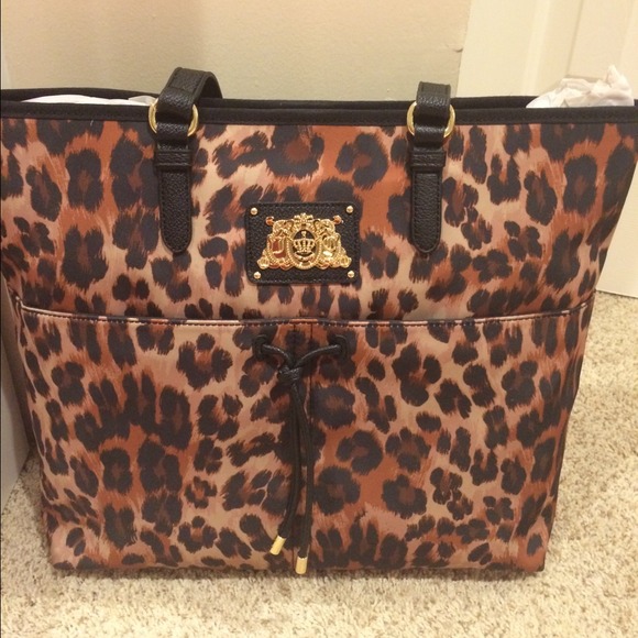 Juicy couture leopard tote